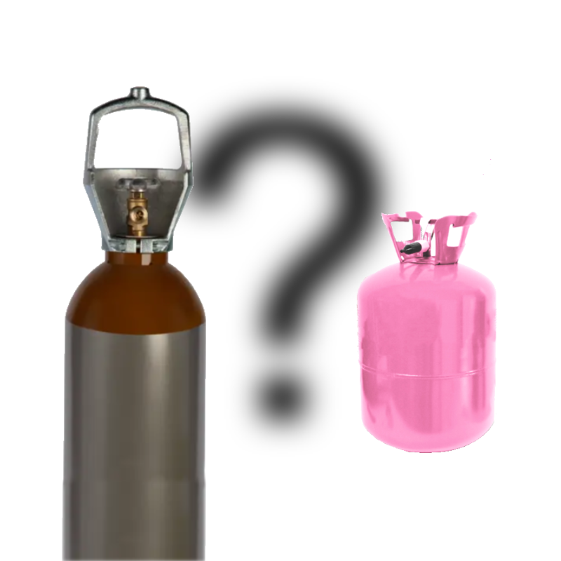 Rigtig Helium Flaske