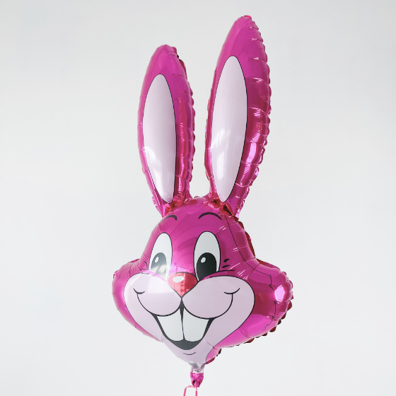 send en ballon kanin pink image-0