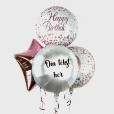 Send ballon buket Tillykke 30 år