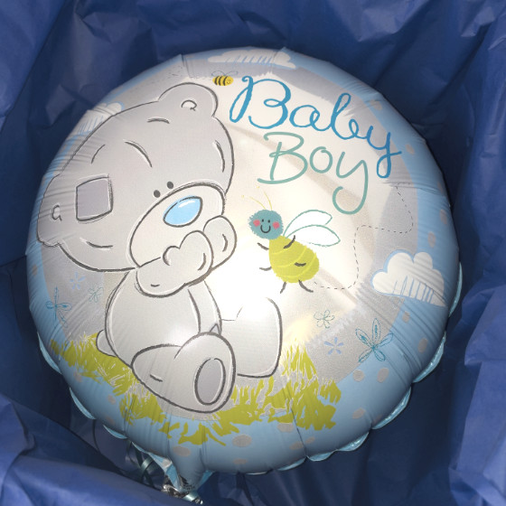 Send En Ballon Baby Boy Bamse image-0