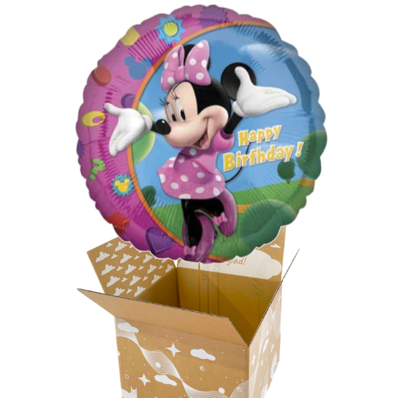 Send En Ballon Minnie Mouse Happy Birthday