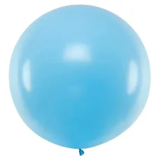 Lyseblå Ballon Kæmpe