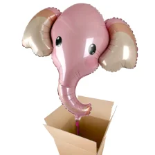 Send Ballon Hilsen Pink Elefant