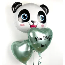 Send Ballon Buket Med Din Tekst Panda