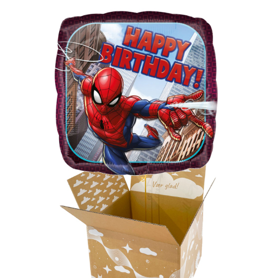Send En Ballon HBD Spider-Man