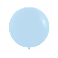 Pastel Matte Blå Kæmpe Ballon
