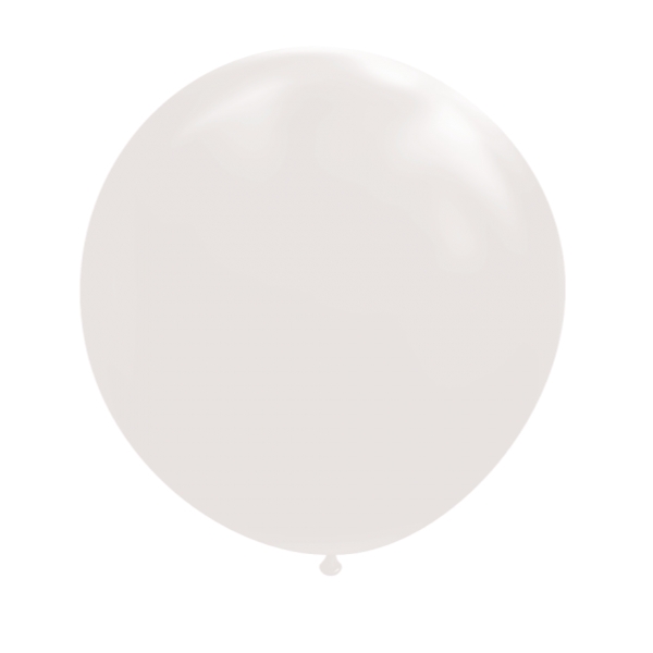 Rund Hvid Kæmpe Ballon