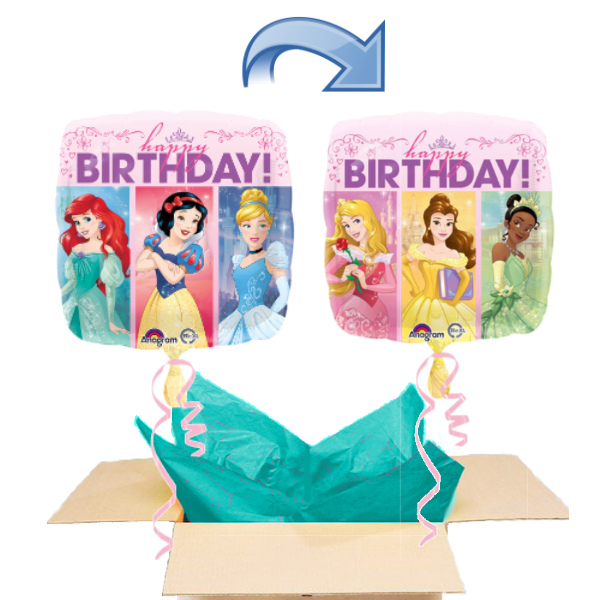 Send ballon Happy birthday Prinsesse