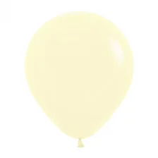 Pastel Matte Gul Stor Ballon
