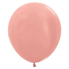 Metallic Roseguld Stor Ballon