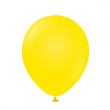 gul ballon, 28 cm.