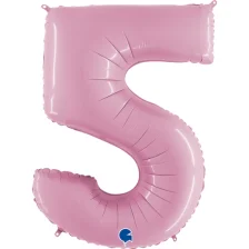5 Tal Ballon Pastel Pink 100 cm.