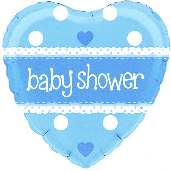 Baby Shower Ballon blå