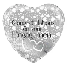 Folieballon Congratulations on Your Engagement