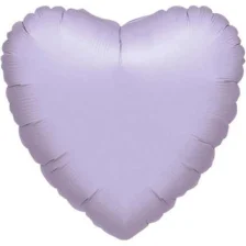 Hjerte ballon pastel perle lilla