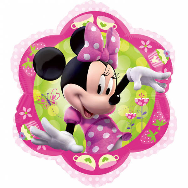 Minnie Mouse Rund Folieballon