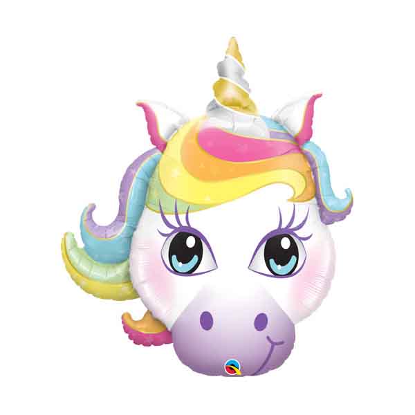 Pastel Magiske Unicorn Ballon