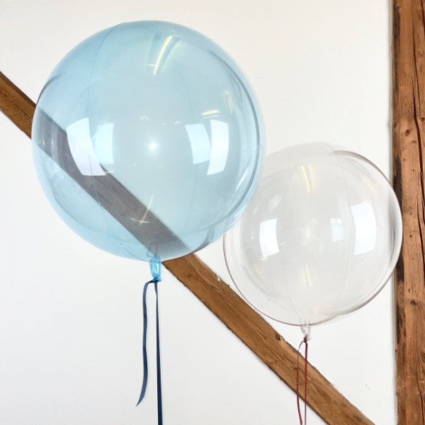 Send Ballon Buket Sæt Bubbles Blå