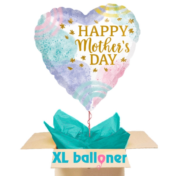 Send ballon Happy Mothers Day Hjerte