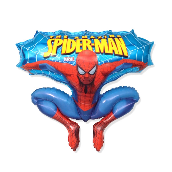 Spider-Man Folie Ballon Blå