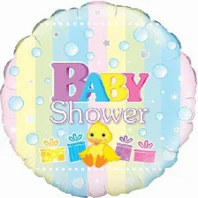 Baby Shower Pastel Mix Folieballon