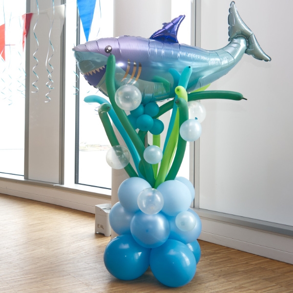 Fisk Og Havet Ballon Dekoration
