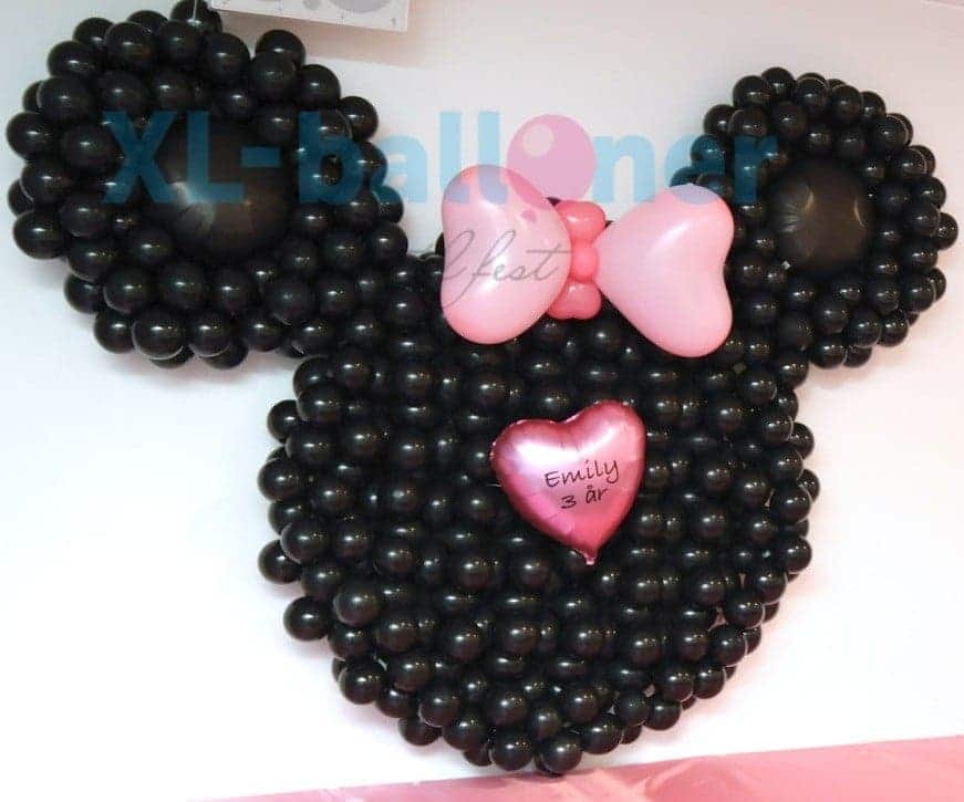 Minnie Mouse Balloner Dekoration