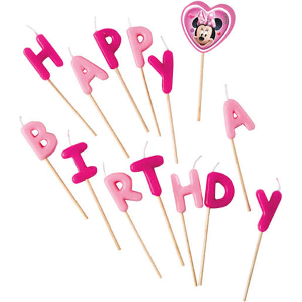 Minnie Mouse Happy Birthday Kagelys
