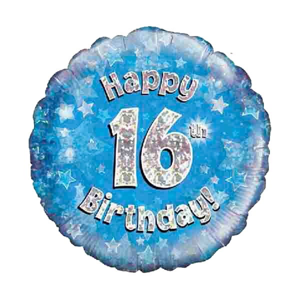 16 års fødselsdags ballon
