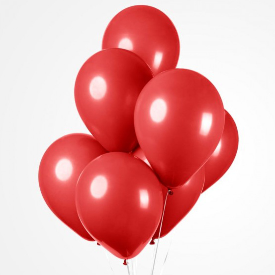 Latex Balloner Rød 50 stk. 30 cm.