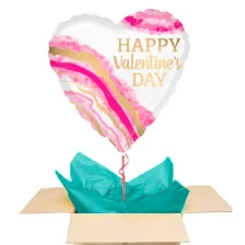 Send En Ballon Happy Valentine's Day Pink