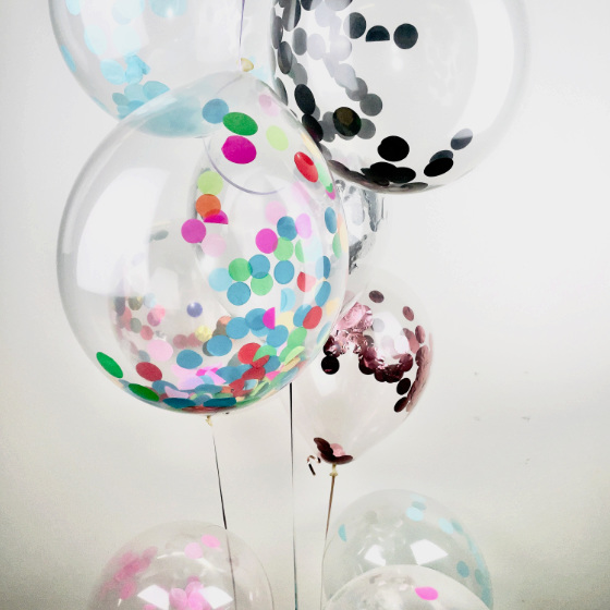balloner med konfetti image-0