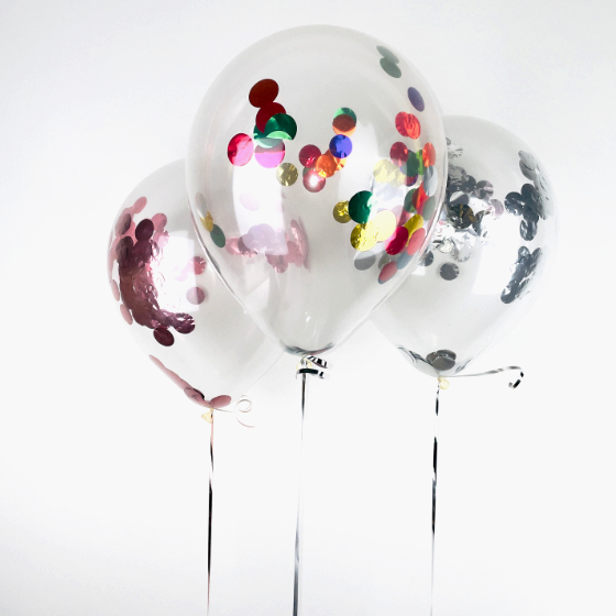 balloner med konfetti image-0