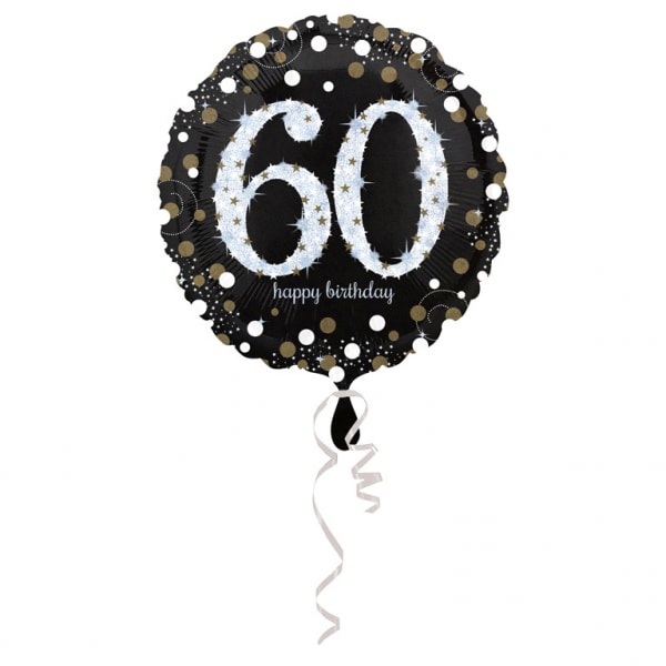 Folieballon 60 års Fødselsdag