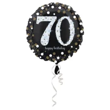 Folieballon 70 års Fødselsdag