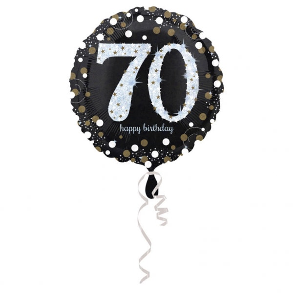 Folieballon 70 års Fødselsdag