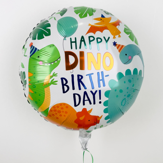 Send En Ballon Happy Dino Birthday image-0