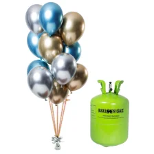 Helium Og Balloner Sæt Mirror Sapphire