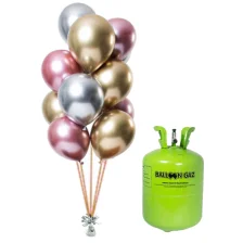 Helium Og Balloner Sæt Mirror Morganite