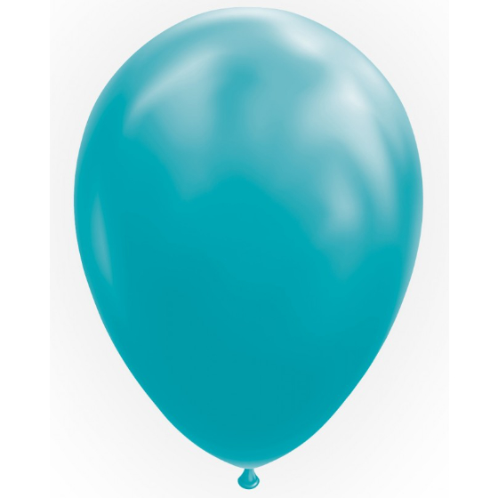 Latex Balloner Turkis 50 stk. 30 cm. image-0
