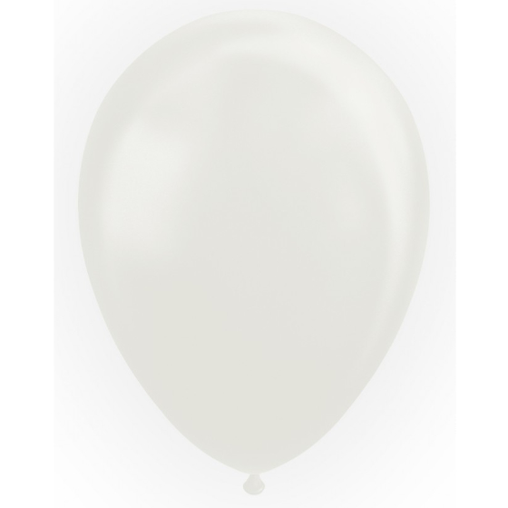 Latex Balloner Perle Hvid 50 stk. 30 cm. image-0