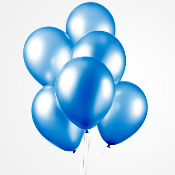 Latex Balloner Perle Mørkeblå 50 stk. 30 cm.