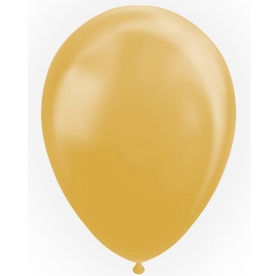 Latex Balloner Metallic Guld 50 stk. 30 cm. image-0