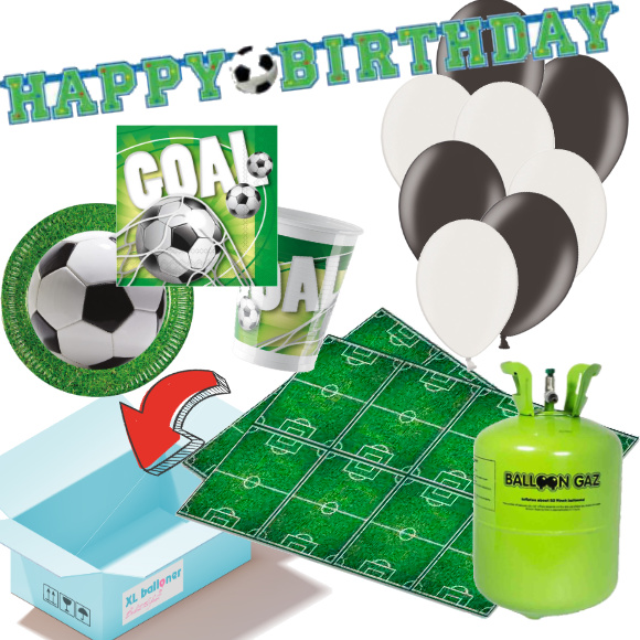 Fodbold Festpakke Med Helium