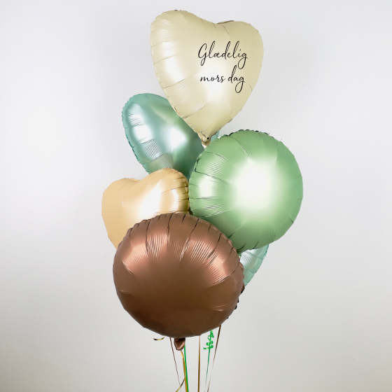 Send En Ballon Buket Glædelig Mors Dag Pastel Mix