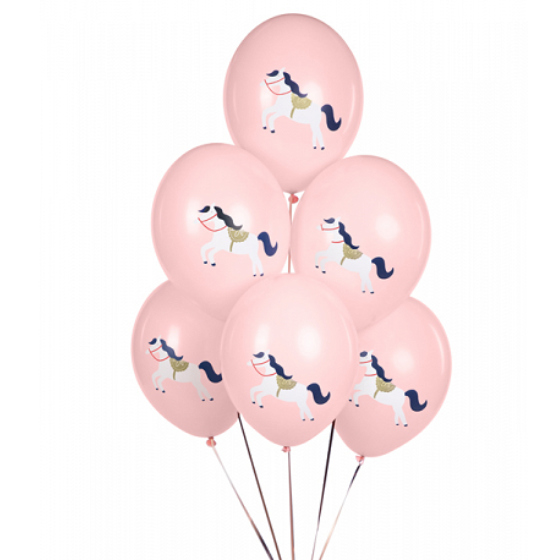 Ballon Buket KIT Hest Pastel Pink