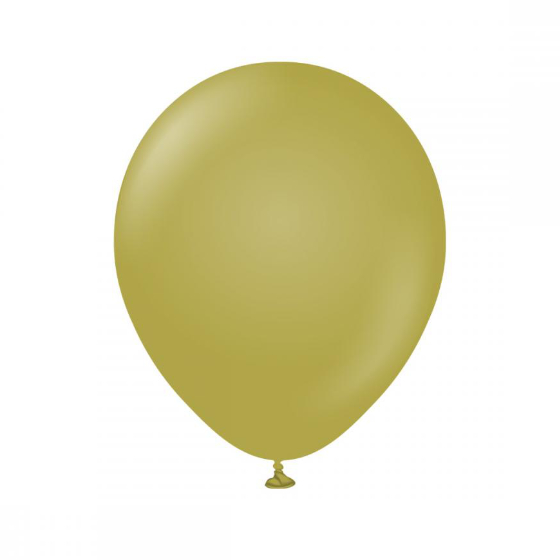 Latex Balloner Oliven 25 stk. 13 cm.