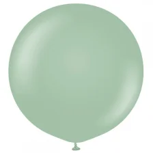 Kæmpe Latex Ballon Vinter Grøn 60 cm.