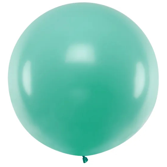 Kæmpe Latex Ballon Skovgrøn 100 cm.