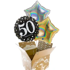Send En Ballon Buket Happy Birthday 50